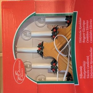 Swedish Christmas electric candelabra